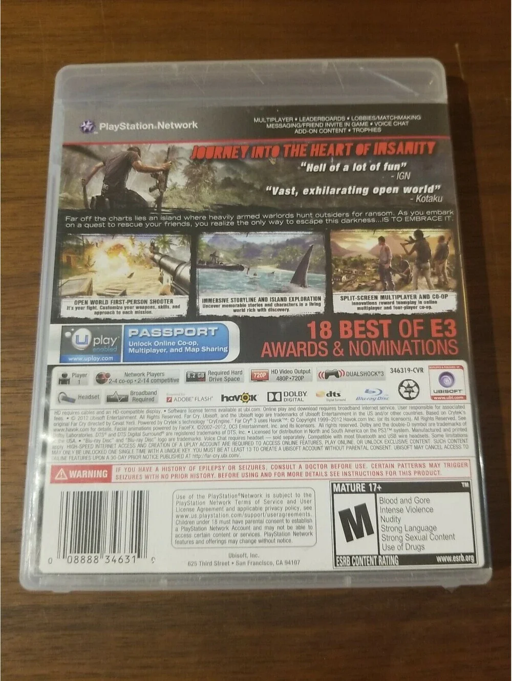 Far Cry 3 (Sony PlayStation 3, 2012)